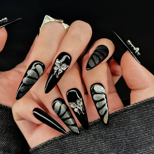 Gothic Butterfly Tips(A0061)