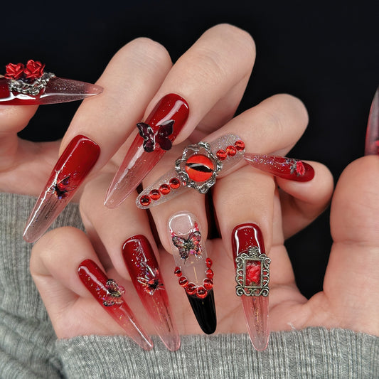 Vampire Rose Claws(A0145)