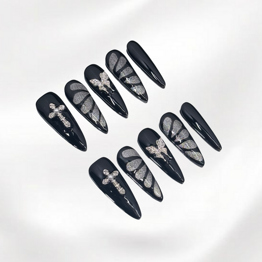 Gothic Butterfly Tips(A0061)