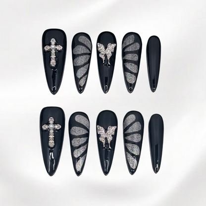 Gothic Butterfly Tips(A0061)