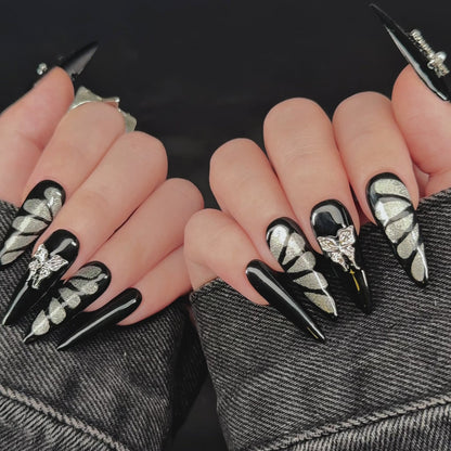Gothic Butterfly Tips(A0061)